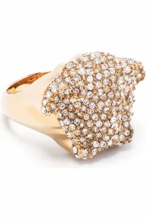 VERSACE La Medusa Ring mit Kristallverzierung