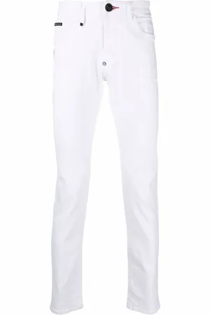 Philipp Plein Tief sitzende Slim-Fit-Jeans