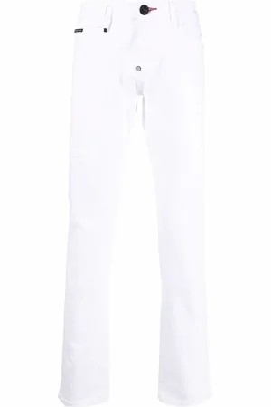Philipp Plein Tief sitzende Slim-Fit-Jeans