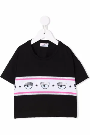 Chiara Ferragni T-Shirt mit Logo-Streifen