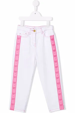 Chiara Ferragni Jeans mit Logo-Streifen