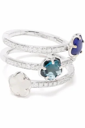 Pasquale Bruni 18kt Figlia dei Fiori Weißgoldring mit Diamanten