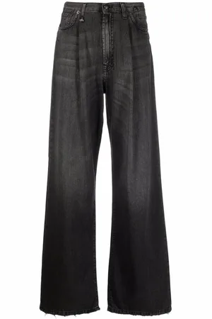 R13 Jeans mit weitem Bein