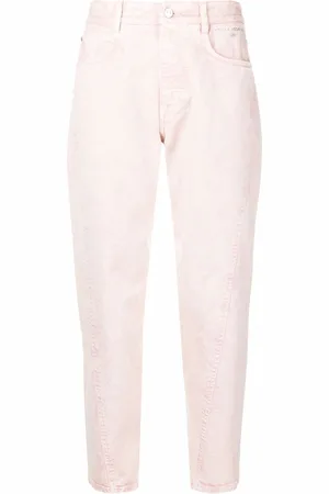 Stella McCartney Ausgeblichene Cropped-Jeans