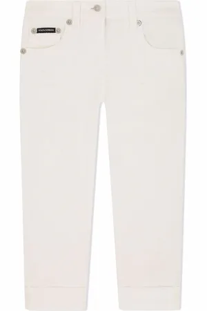 Dolce & Gabbana Slim-Fit-Jeans mit Stickerei