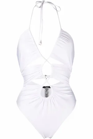 Noire Swimwear Neckholder-Badeanzug mit Cut-Outs
