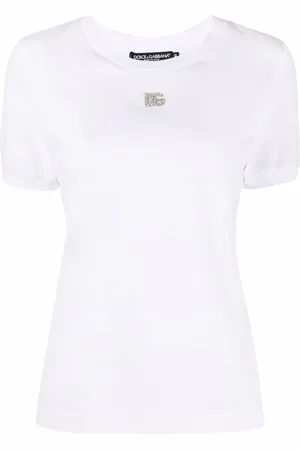 Dolce & Gabbana T-Shirt mit Logo-Schild
