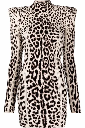 Roberto Cavalli Kleid mit strukturierten Schultern