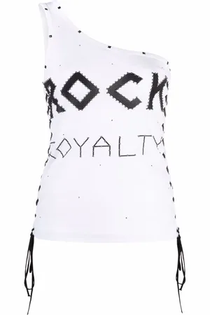 Stella McCartney One-Shoulder-Top mit Nieten
