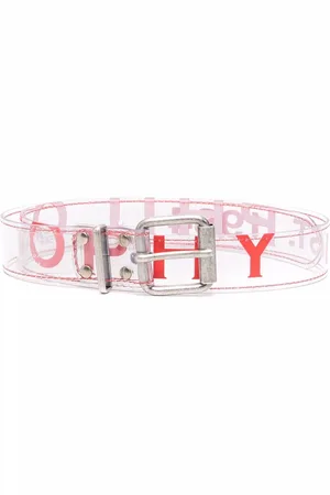 Serafini Transparenter Gürtel mit Logo