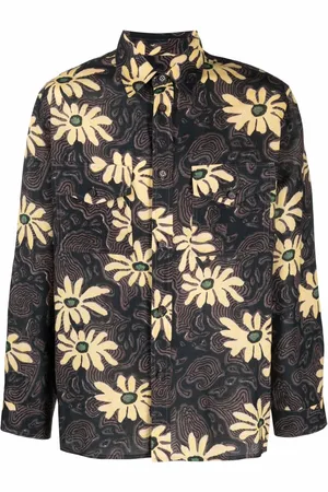 Nanushka Hemdjacke mit Blumen-Print