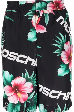 Moschino Shorts aus Seide mit Blumen-Print
