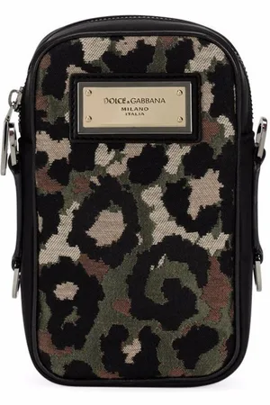 Dolce & Gabbana Mini Kuriertasche mit Camouflage-Print