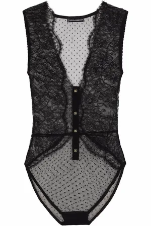 Dolce & Gabbana Spitzenbody mit tiefem Ausschnitt