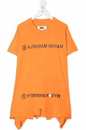 Maison Margiela T-Shirtkleid mit Logo-Print