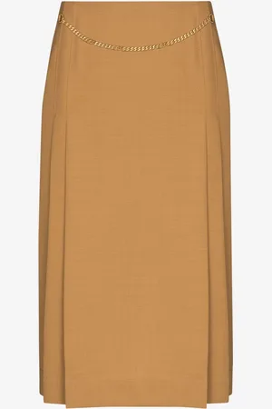 Victoria Beckham Midirock mit Kettendetail