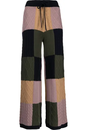 MADELEINE THOMPSON Karierte Grus Hose