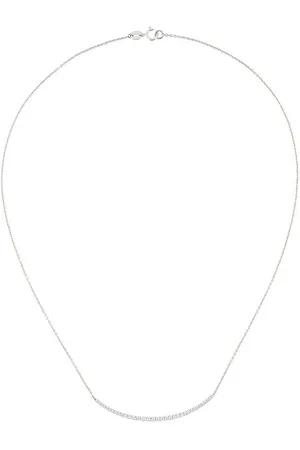 WOUTERS & HENDRIX 18kt Weißgoldhalskette mit Diamanten in Pavé-Fassung