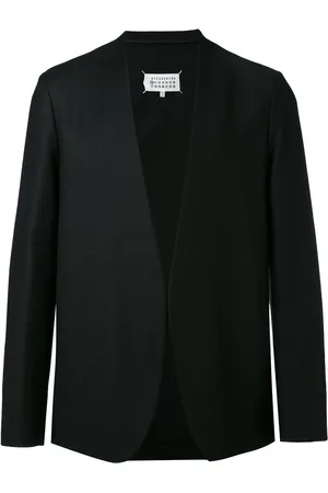 Maison Margiela Kragenloser Blazer aus Schurwolle