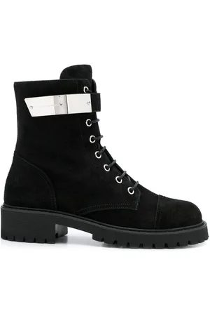 Giuseppe Zanotti Schnürstiefel aus Wildleder