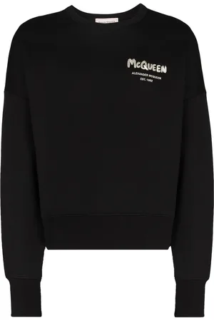 Alexander McQueen Sweatshirt mit Graffiti-Print