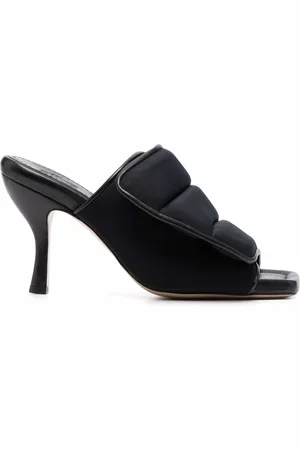 Gia Borghini Gepolsterte Leder Mules