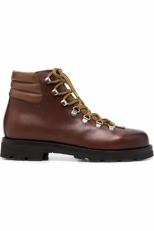 Scarosso Catherine Schnürstiefel mit Kroko-Effekt