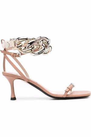 Nº21 Sandalen mit Kettendetail