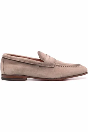 santoni Penny-Loafer aus Wildleder