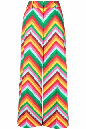 VALENTINO GARAVANI Cropped-Hose mit Zickzackmuster