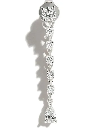 Anita 18kt Weißgoldohrring mit Diamanten