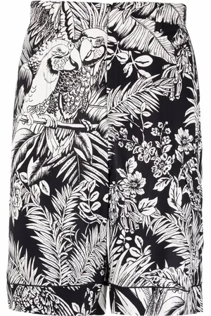 Palm Angels Joggingshorts mit Papagei-Print