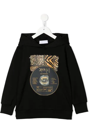 Roberto Cavalli Hoodie mit Animal-Print