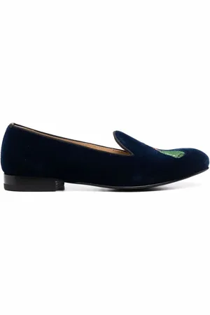 Scarosso Slipper mit Daisy-Stickerei