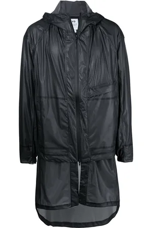 Y-3 Kapuzenjacke mit Logo-Print