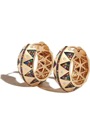 HARWELL GODFREY 18kt Talisman Gelbgoldcreolen