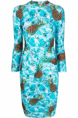 Philipp Plein Pineapple Skies Kleid