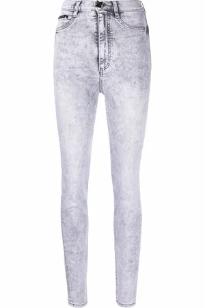 Philipp Plein Jeggings mit hohem Bund