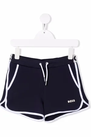 HUGO BOSS Shorts mit Logo-Bund