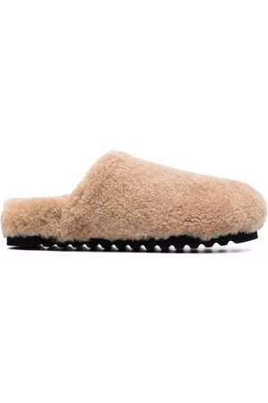 By Malene Birger Damen Halbschuhe - Slipper aus Faux Shearling