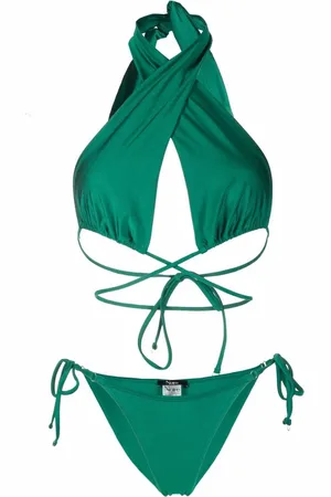 Noire Swimwear Triangel-Bikini mit Satin-Finish