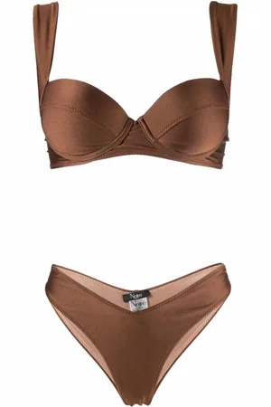 Noire Swimwear Bikini mit Satin-Finish