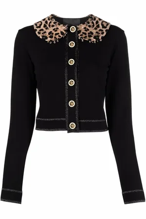 Philipp Plein Cardigan mit Leoparden-Print