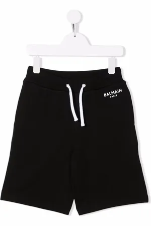 Balmain Shorts mit Logo-Print