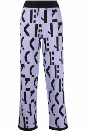 Kenzo Hose mit durchgehendem Logo-Print