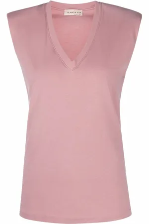 BLANCA Top mit V-Ausschnitt