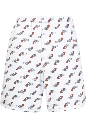 DUOltd Jeans-Shorts mit grafischem Print