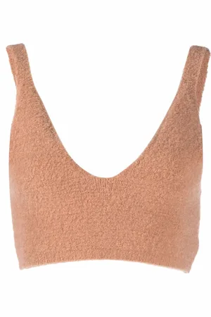 Nanushka Gestricktes Cropped-Top