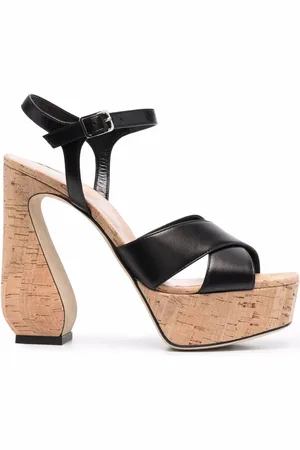 SI ROSSI Plateau-Sandalen 90mm