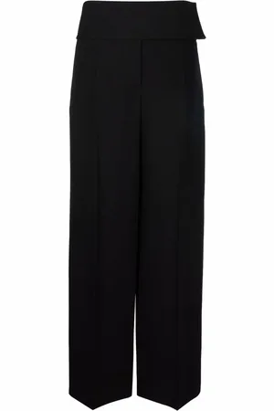Jil Sander High-Waist-Hose mit weitem Bein